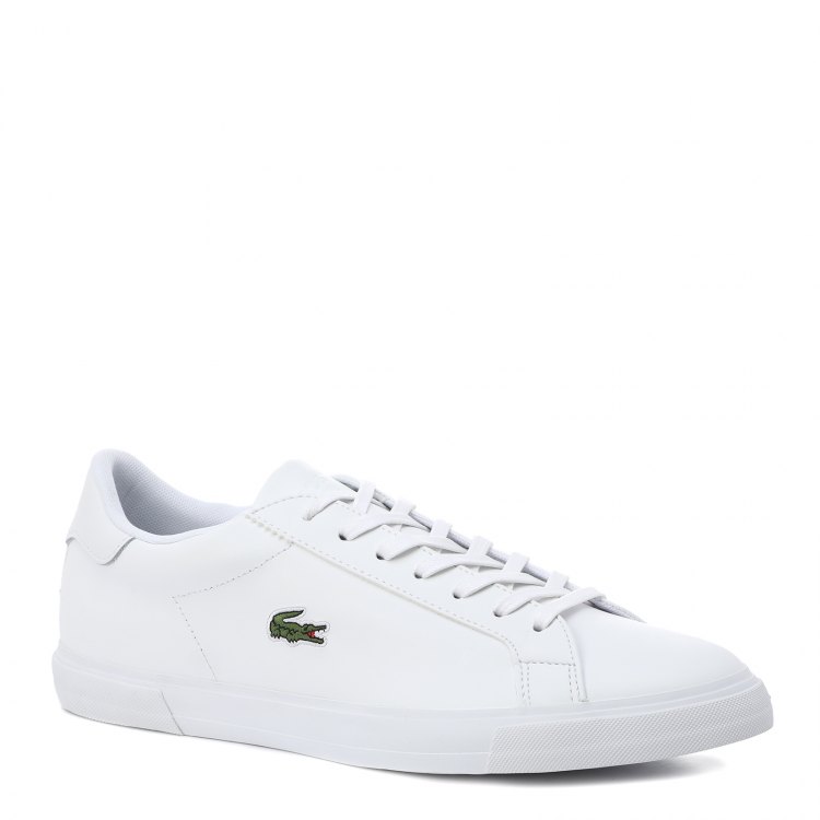 фото Кеды мужские lacoste cma0056 lerond plus 072 белые 8.5 uk