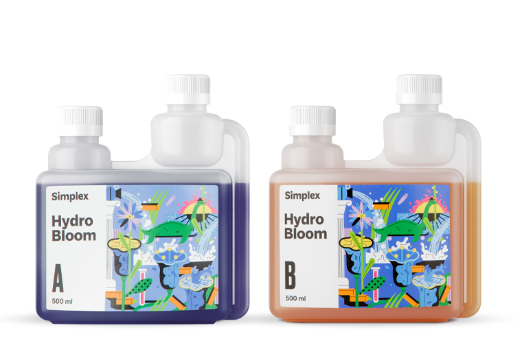 Органоминеральное удобрение Simplex Hydro Bloom A + B 0,5 л