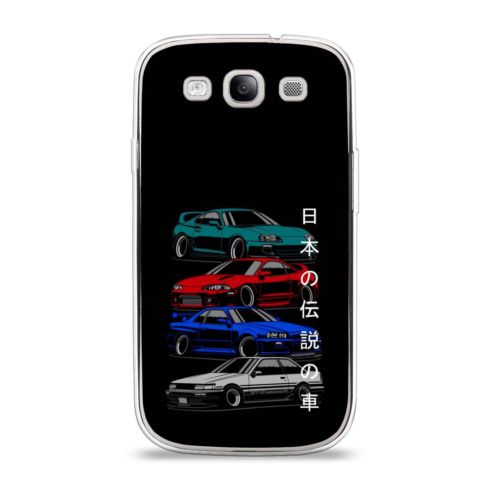 

Чехол Awog на Samsung Galaxy S3 / Самсунг S3 "JDM Legend cars", Зеленый;красный;синий, 23750-5