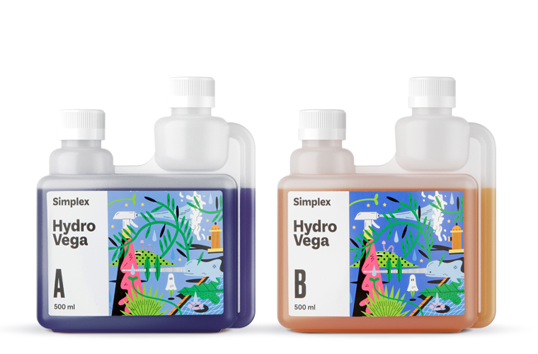 Органоминеральное удобрение Simplex Hydro Vega A + B 0,5 л