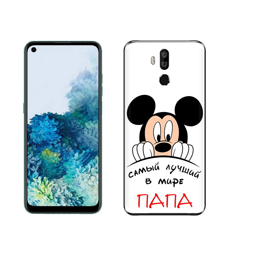 

Чехол MyPads Tocco для Oukitel K9 Самай лучший папа Микки Маус, Прозрачный, Tocco