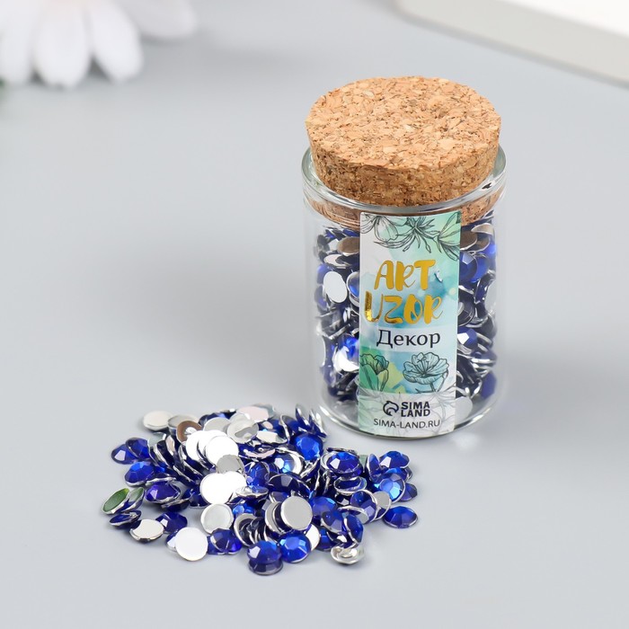 

Декор для творчества Арт Узор Стразы. Ярко-синий набор 500 шт d=0,5 см 7х2х2 см, 4шт.