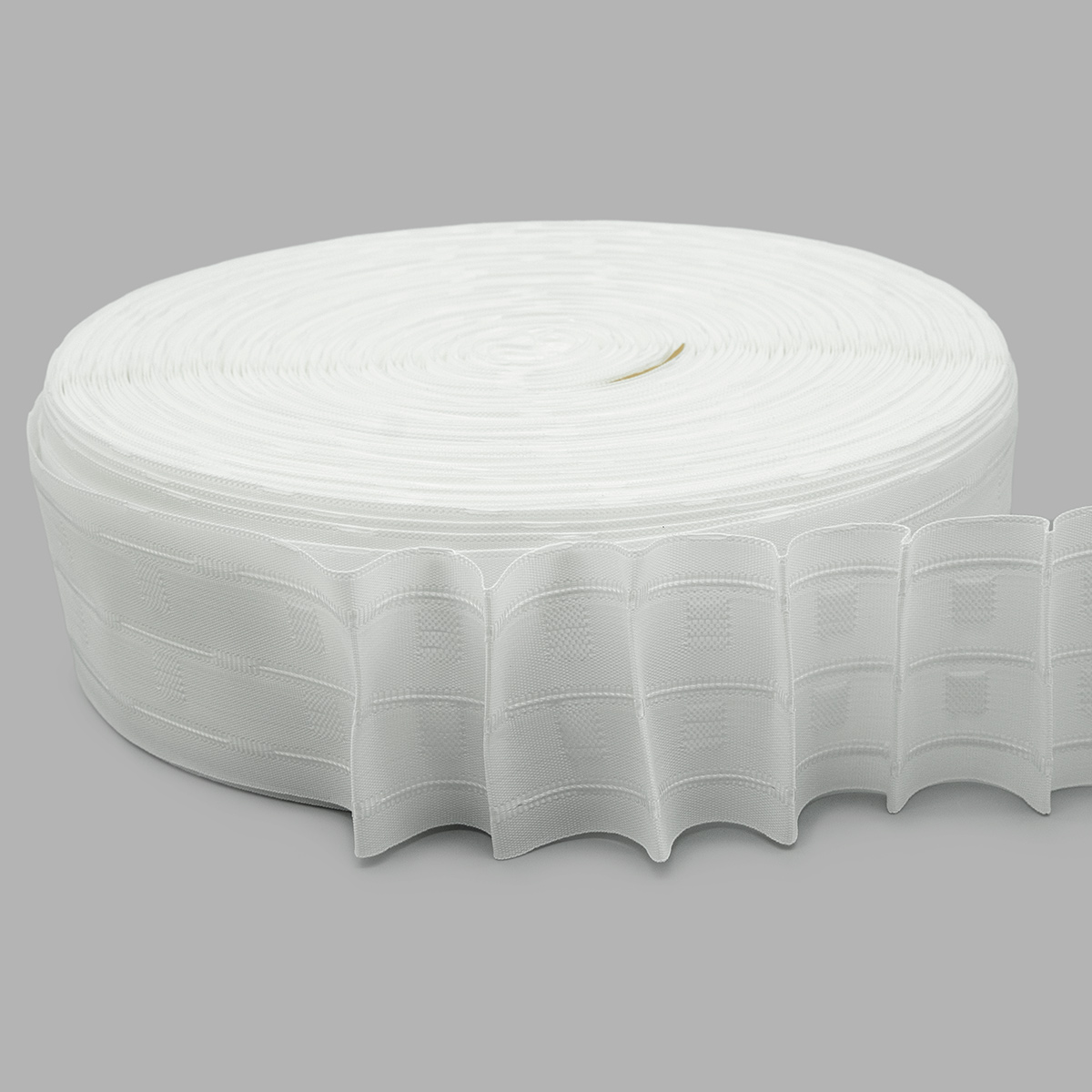 Тесьма шторная ПРОТОС, 6115-S, 6,5 см*100 м