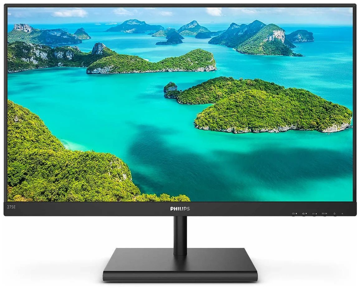 

27" Монитор Philips 275E1S/01 черный 75Hz 2560х1440 IPS, 275E1S/01