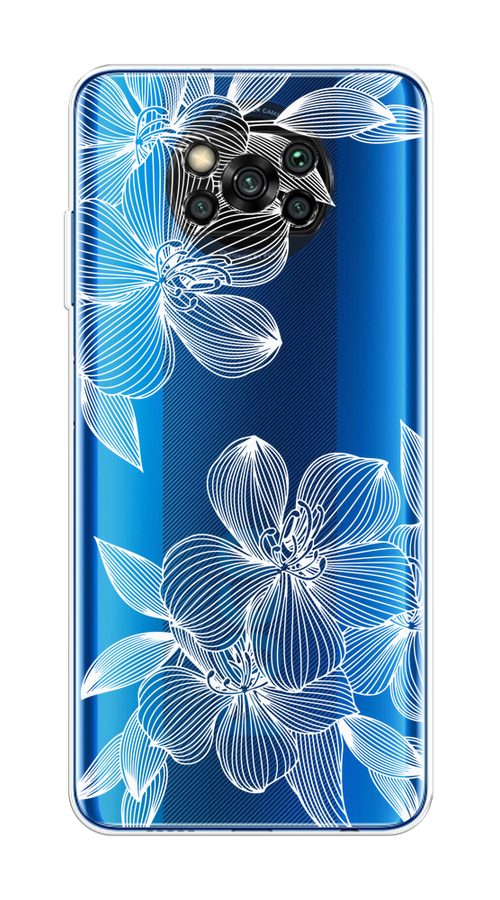 

Чехол на Xiaomi Poco X3/Poco X3 Pro "Крокус", Белый;прозрачный, 310650-1