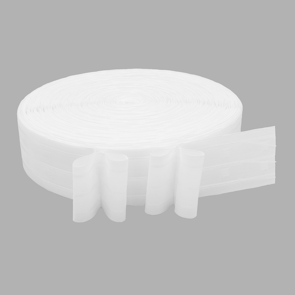 Тесьма шторная ПРОТОС, 6130-P, бант, 6 см*100 м