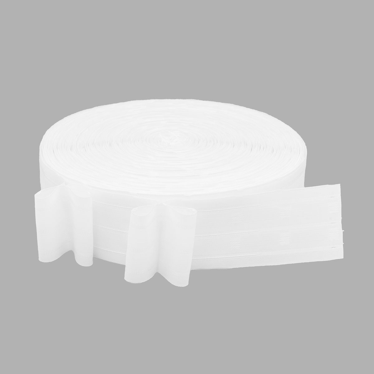 Тесьма шторная ПРОТОС, 6125-P, бант, 6 см*100 м