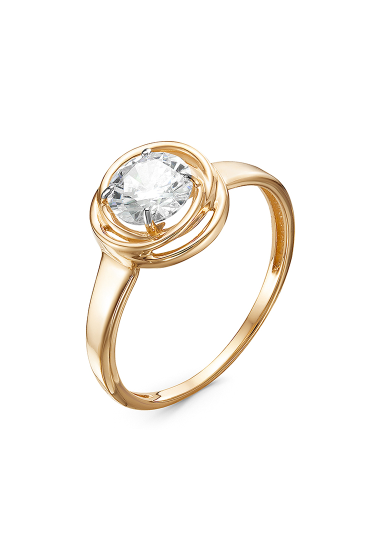 

Кольцо из желтого золота с фианитом р.  Kari Jewelry 118440, 118440