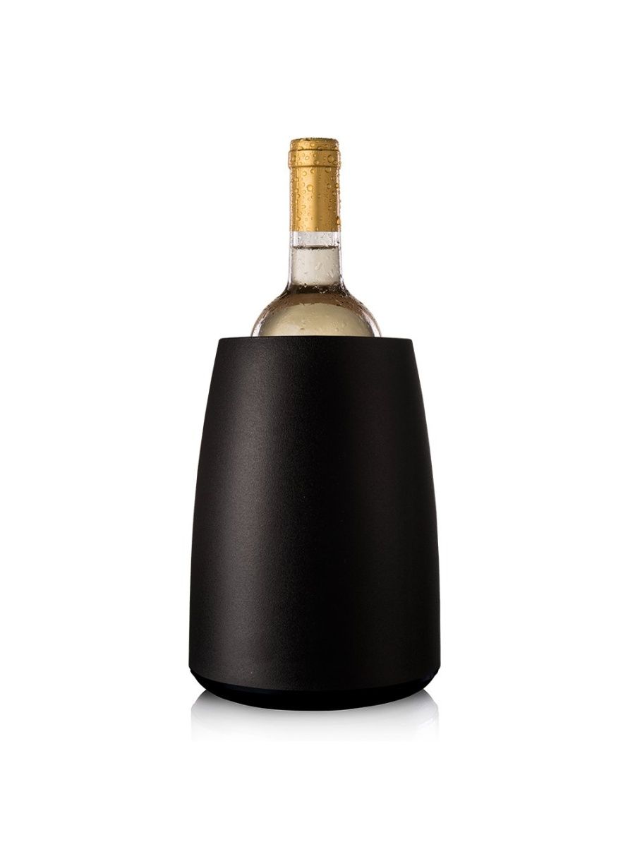 VacuVin Охладительная рубашка Wine Cooler для бутылок вина объемом 0.75 л, черная