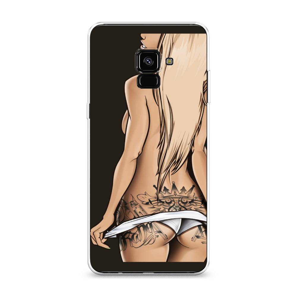 

Чехол на Samsung Galaxy A8 Plus 2018 "Обнаженная девушка", 25550-6