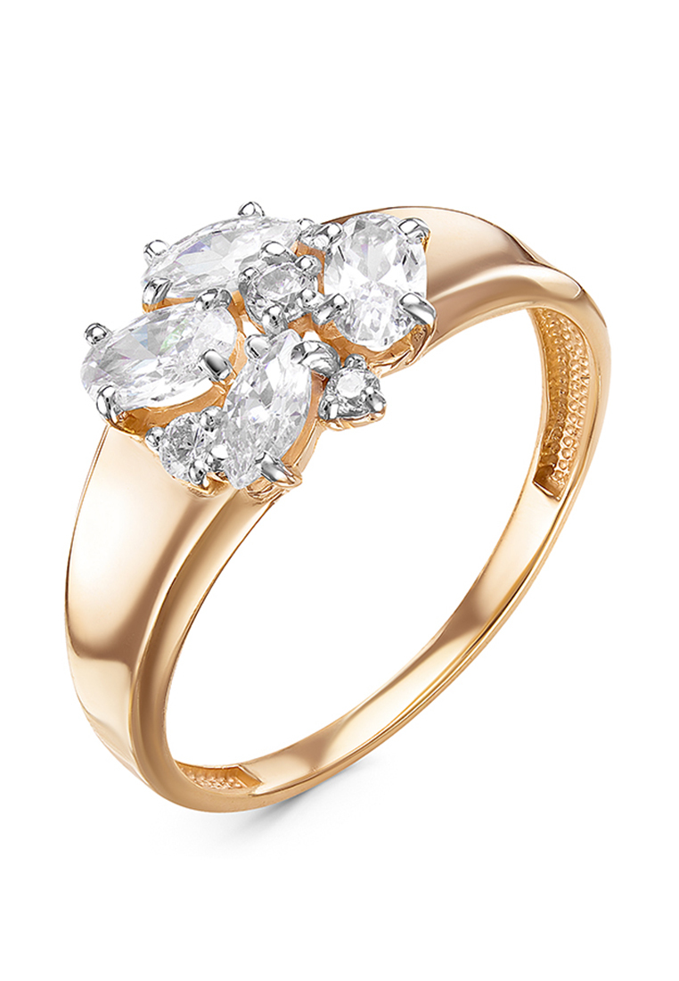 

Кольцо из желтого золота с фианитом р.  Kari Jewelry 118424, 118424