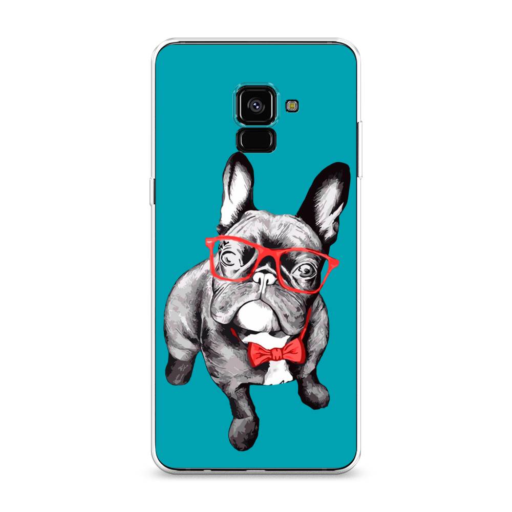

Чехол на Samsung Galaxy A8 Plus 2018 "Французский бульдог", 25550-1
