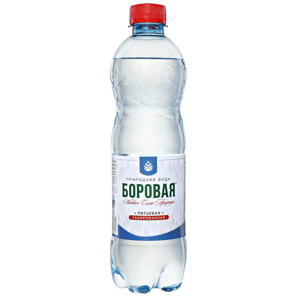 Вода питьевая Borovaya природная газированная 0.5 л