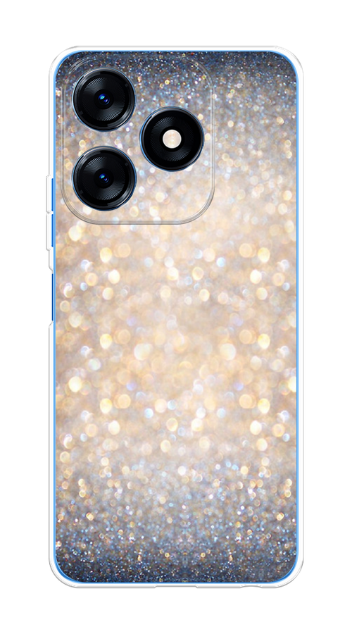 

Чехол на Tecno Spark 10/10C "Мерцание рисунок", Желтый;серый, 303650-1