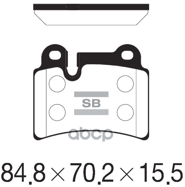

Тормозные колодки Sangsin brake задние SP2232