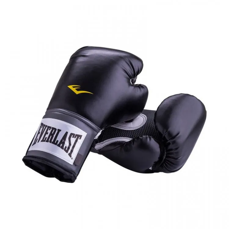 

Перчатки тренировочные Everlast PU Pro Style Anti-MB 10oz, черный, Черный;белый, Pro Style Anti-MB