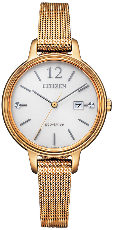 фото Наручные часы женские citizen ew2447-89a золотистые