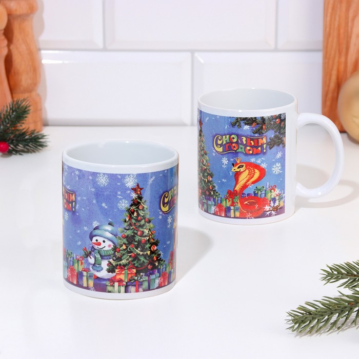 

Кружка Дарим Красиво С Новым Годом! снеговик 320мл