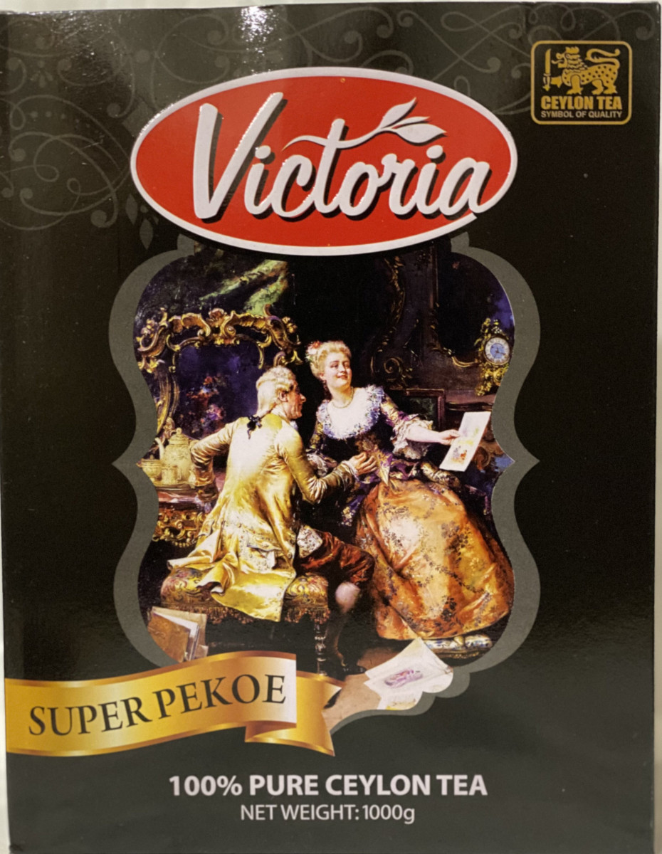 Чай Victoria Super Pekoe черный картон 1000 г