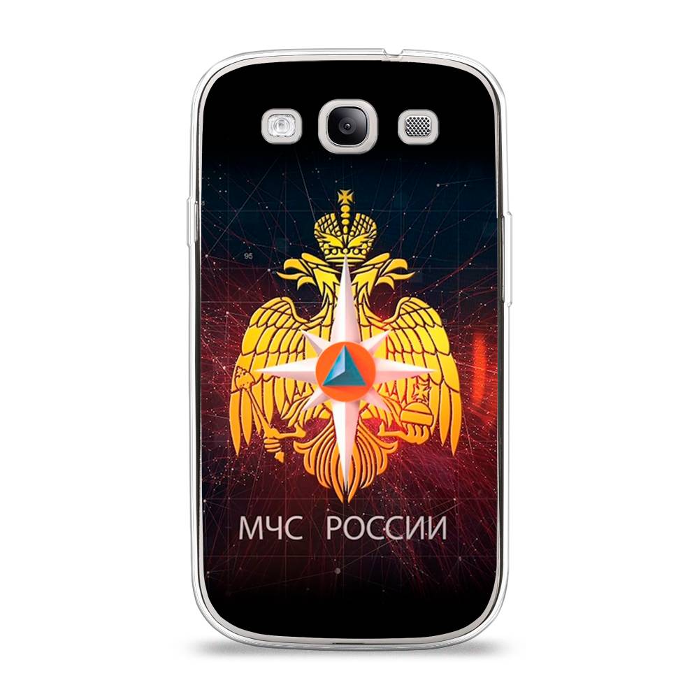 

Чехол Awog на Samsung Galaxy S3 / Самсунг S3 "МЧС России", Черный;желтый;красный, 23750-5