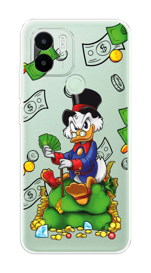 

Чехол на Xiaomi Redmi A1+/Redmi A2+/Poco C51/C50 "Scrooge Richness", Черный;синий;зеленый, 319450-1