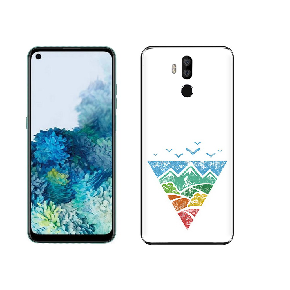 

Чехол MyPads Tocco для Oukitel K9 Лес земля море чайки, Прозрачный, Tocco