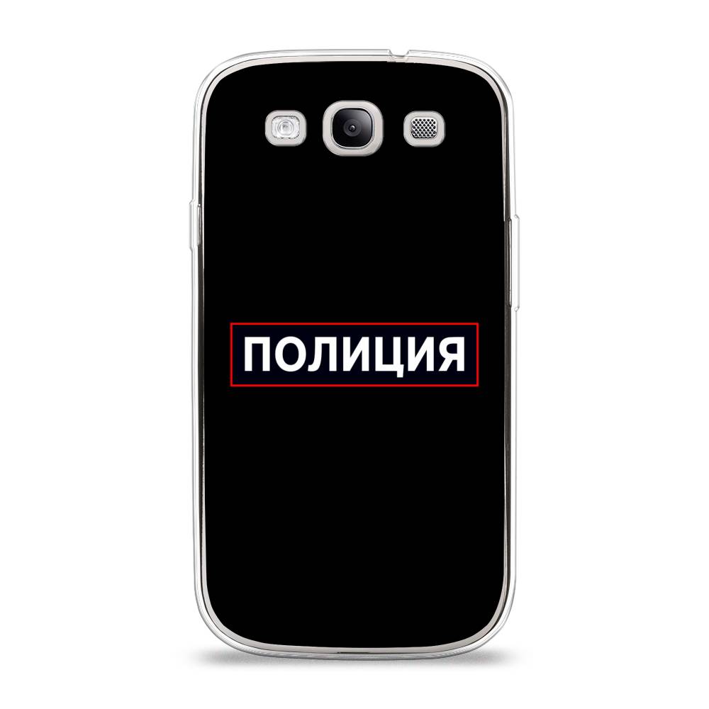 фото Чехол awog "police logo" для samsung galaxy s3