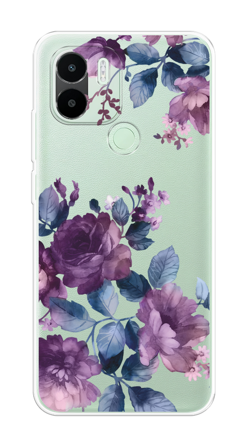 

Чехол на Xiaomi Redmi A1+/Redmi A2+/Poco C51/C50 "Purple Blossoms", Синий;фиолетовый, 319450-1