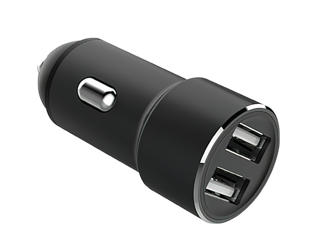 Зарядное устройство Unico 2xUSB 2.4A Black CC2USBUNC