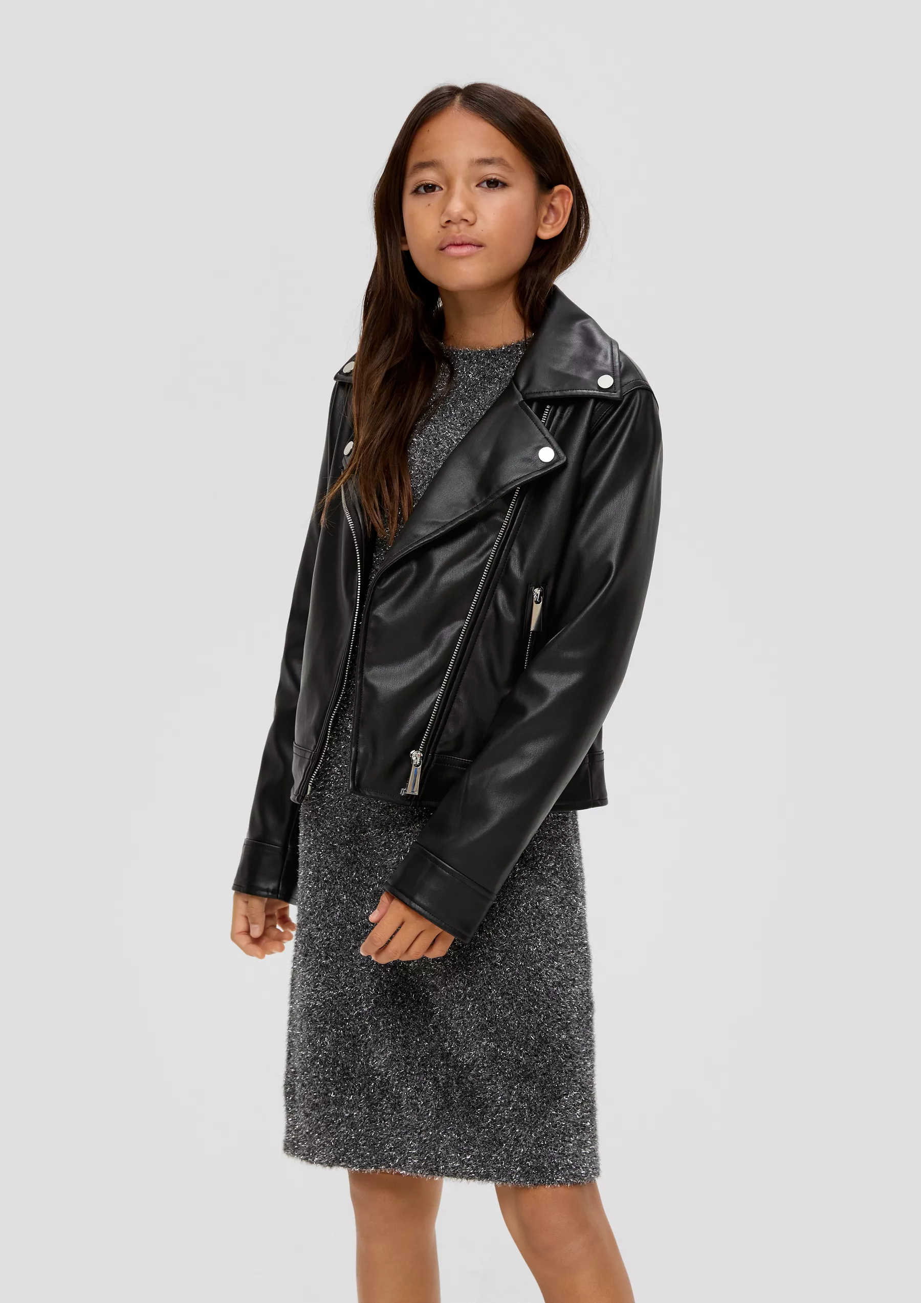 Куртка QS by s. Oliver для девочек, размер XL, черный, 2137257