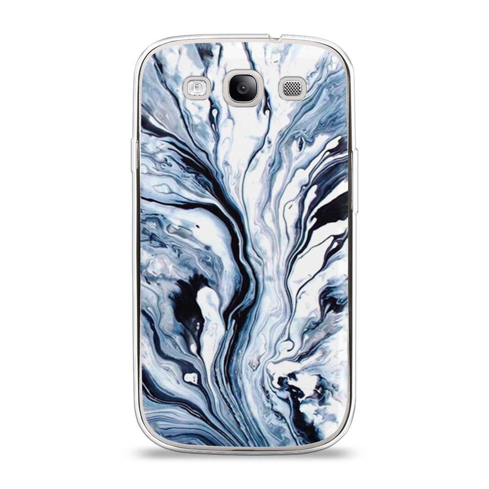 

Чехол Awog на Samsung Galaxy S3 / Самсунг S3 "Голубой минерал мрамор", 23750-3