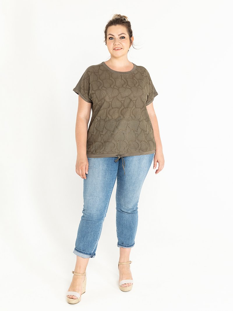

Футболка женская Rihanna RH2310 хаки 62, RH2310