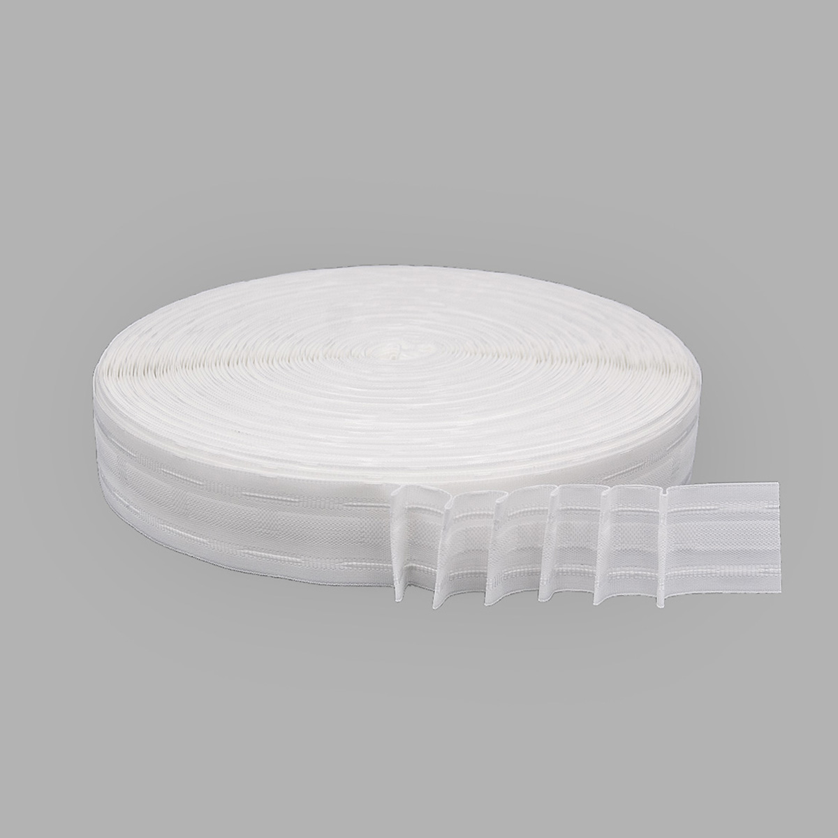 Тесьма шторная ПРОТОС, 4120-S, равномерная, 4 см*100 м