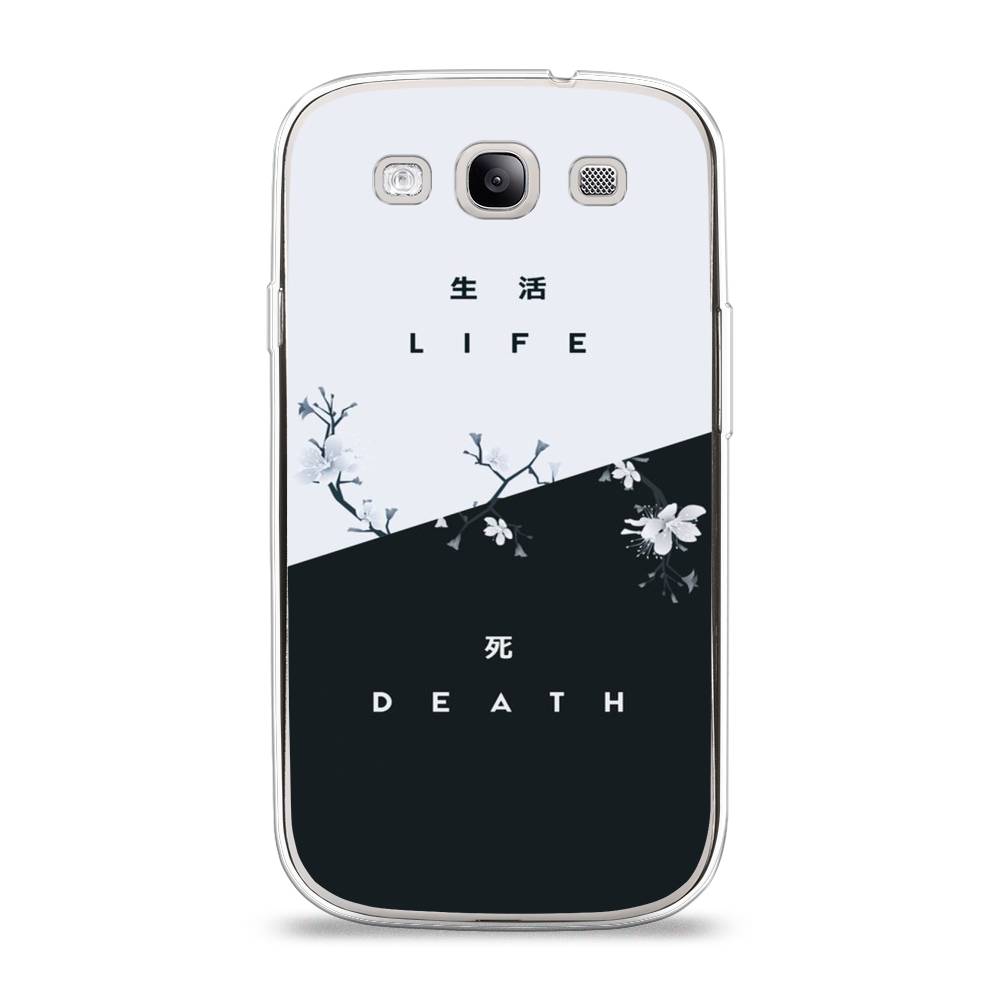 

Чехол Awog на Samsung Galaxy S3 / Самсунг S3 "Life and death", Черный;серый, 23750-7