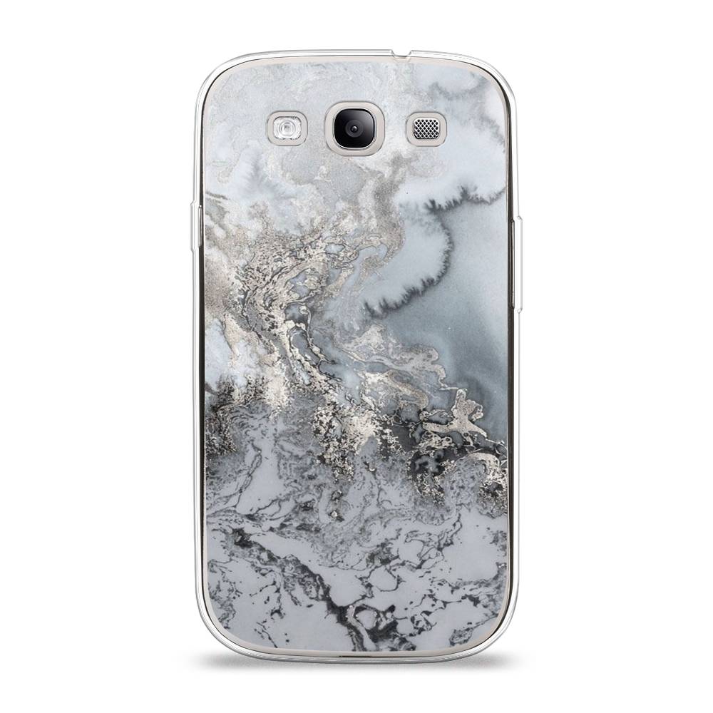 

Чехол Awog на Samsung Galaxy S3 / Самсунг S3 "Морозная лавина серая", Серый;серебристый, 23750-3