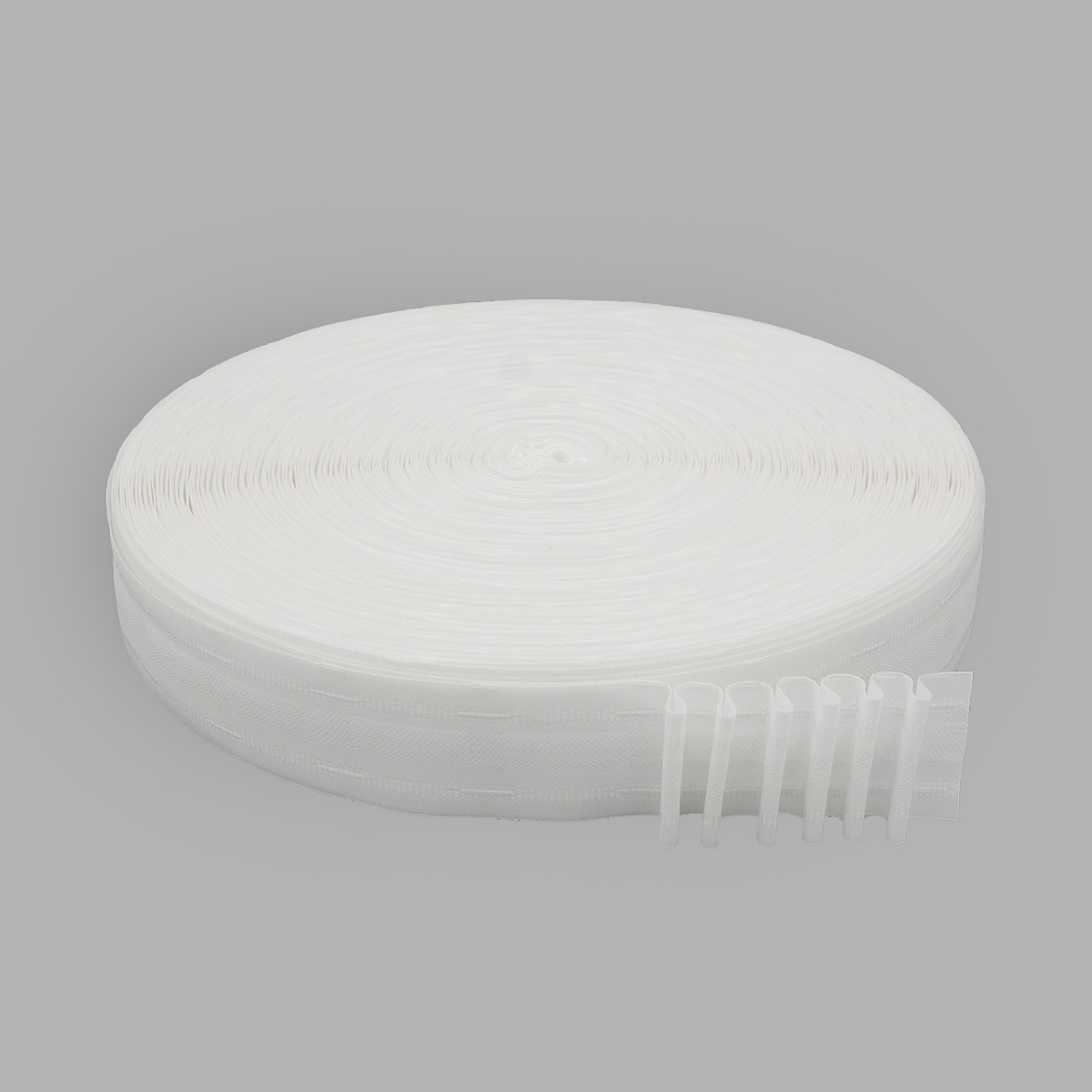 Тесьма шторная ПРОТОС, 4130-S, равномерная, 4 см*100 м