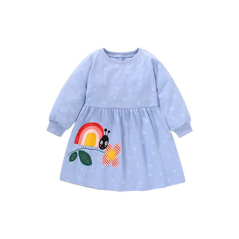 Платье детское Happy Leo FG237-QZ263, фиолетовый, 92