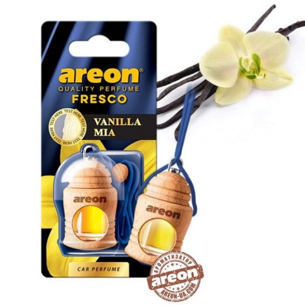 

Освежитель (ароматизатор) подвесной жидкий бочонок AREON FRESCO Ванила Миа (288)