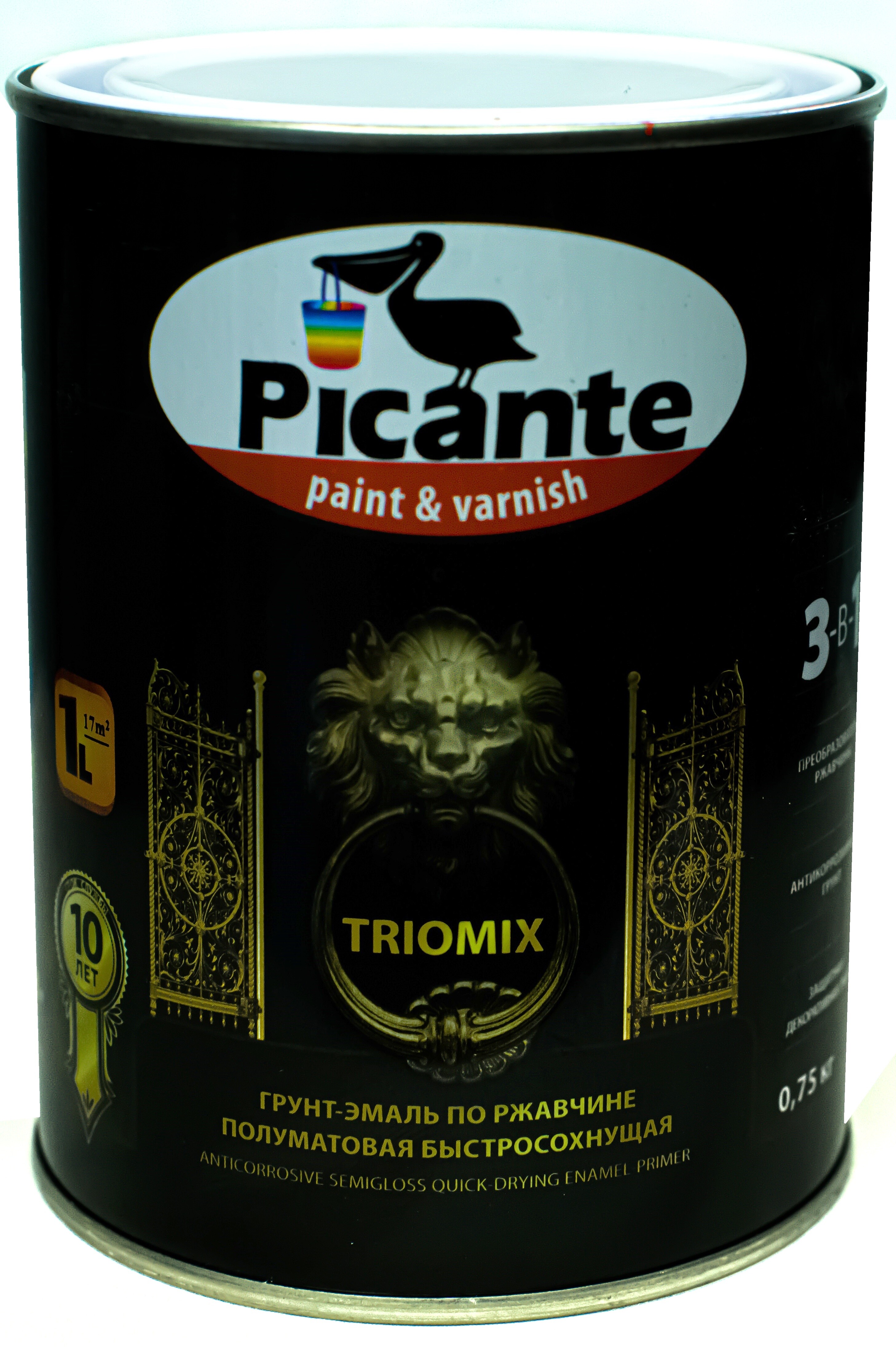 фото Грунт-эмаль по ржавчине picante triomix/10520-1015.bb