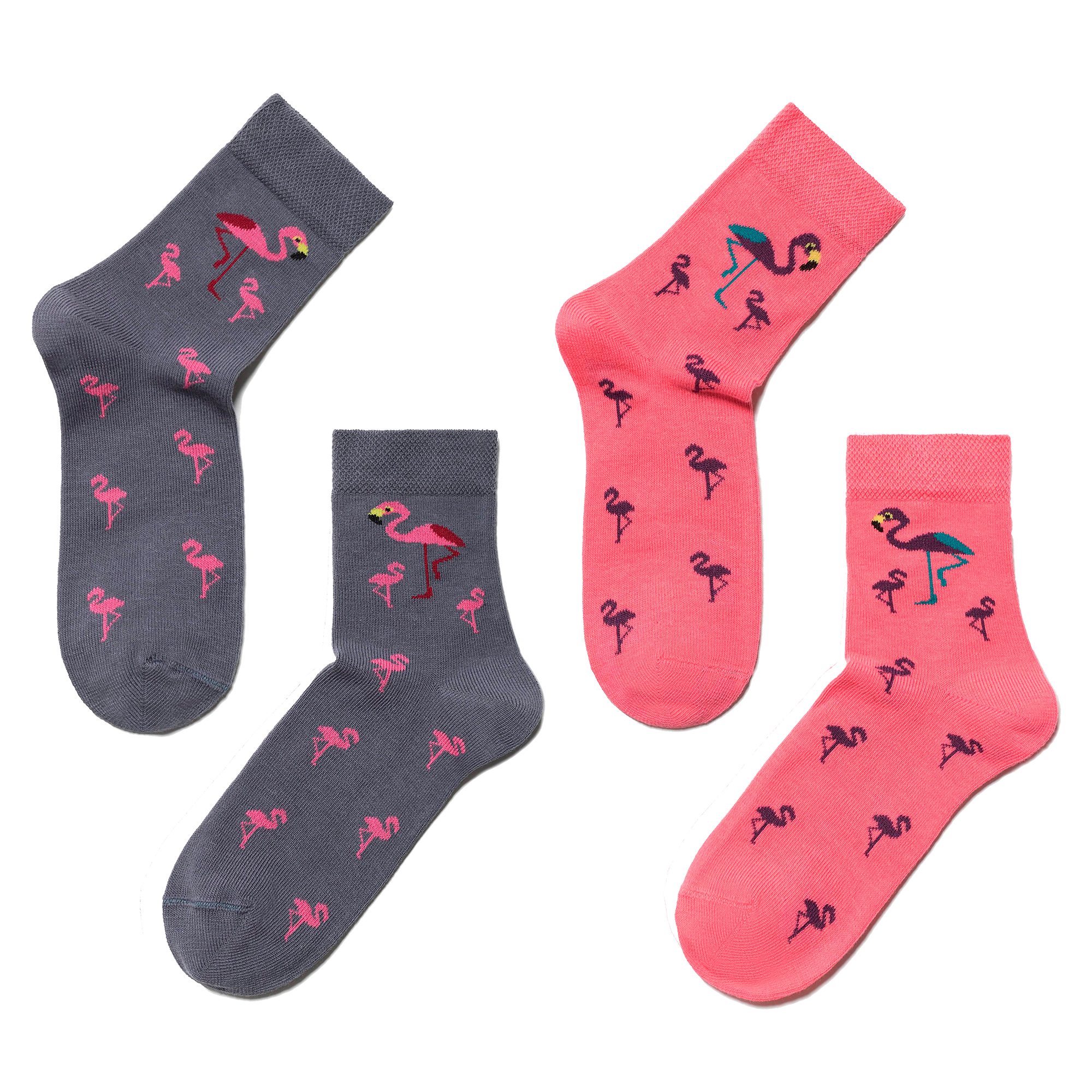 

Носки для девочек Брестский чулочный комбинат 2-14С3081 цв. серый; оранжевый р. 30-32, 2-14С3081