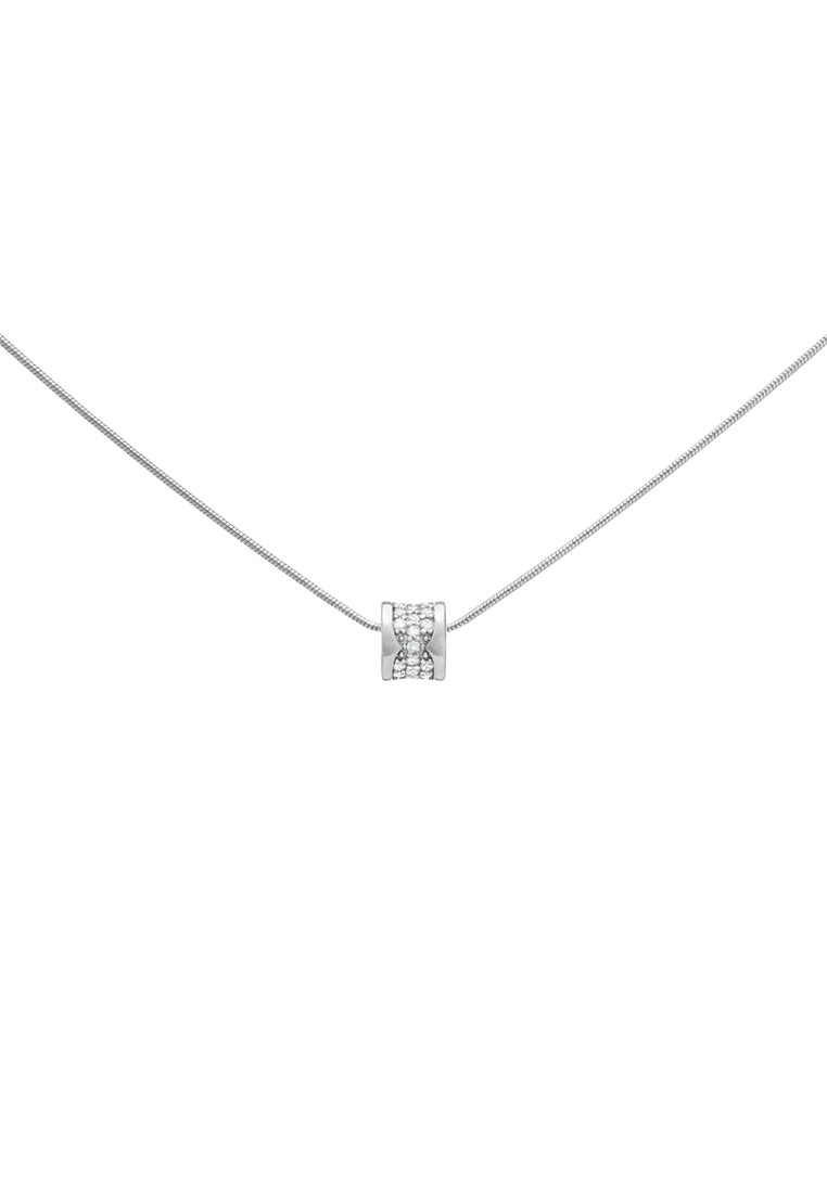 

Колье из серебра 40 см Адамант 885103040-s, фианит, 885103040-s