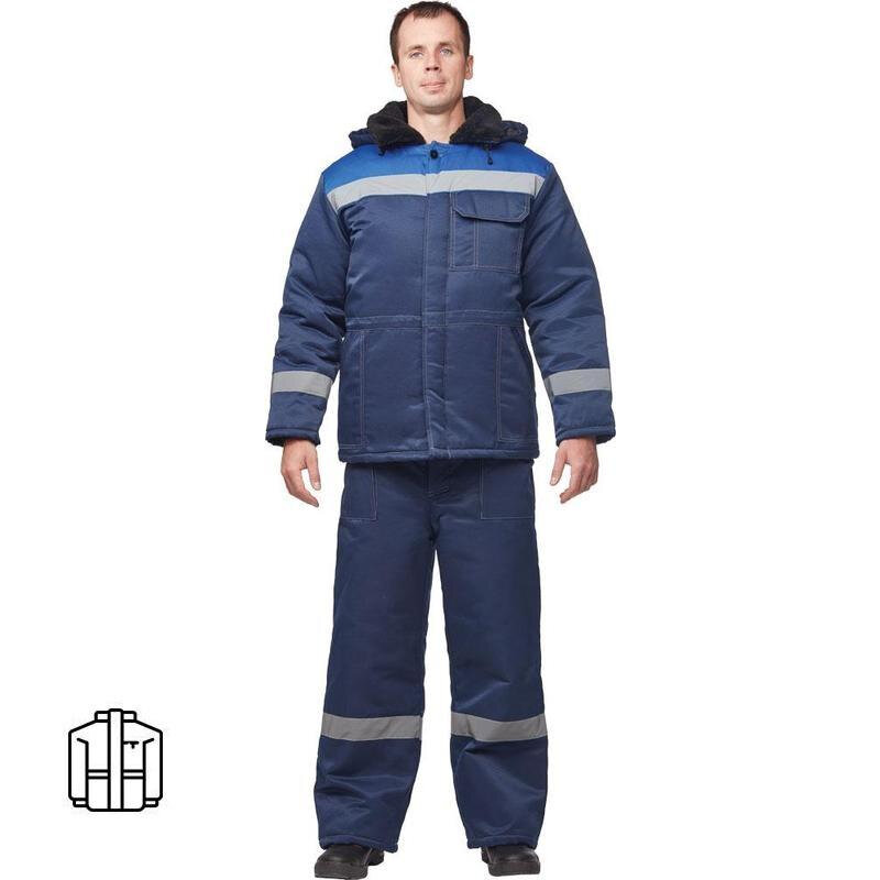

Куртка рабочая NoBrand 826156 синий 40-42, 158-164