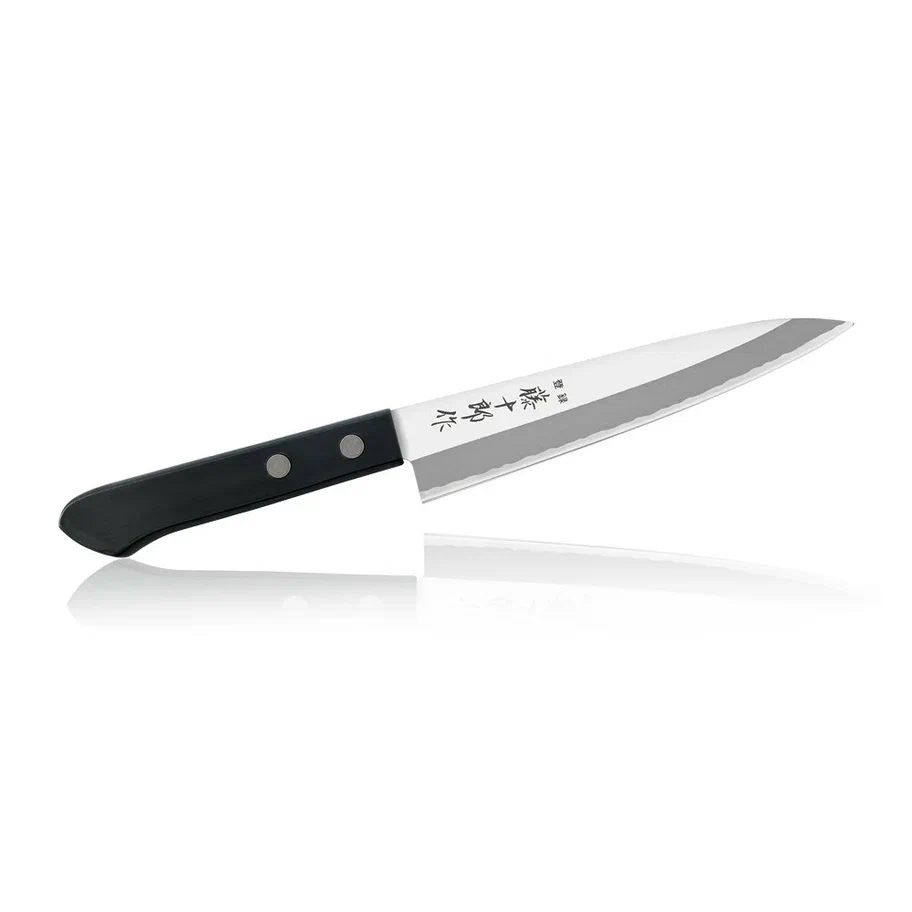 фото Нож кухонный, японский универсальный нож fuji cutlery, лезвие 13,5 cм, сталь sk-5, япония tojiro