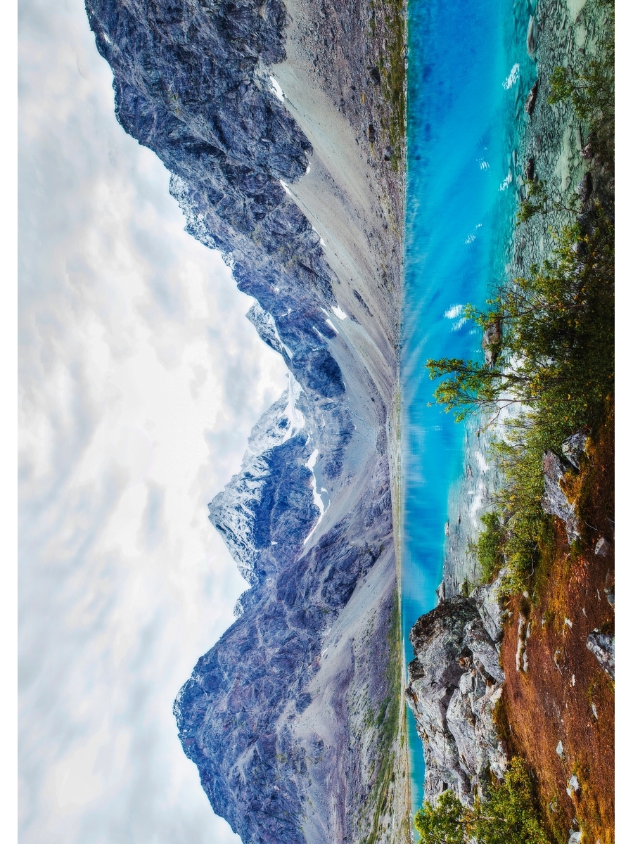 

Постер DRABS А2 Голубое озеро Blavatnet на севере Норвегии