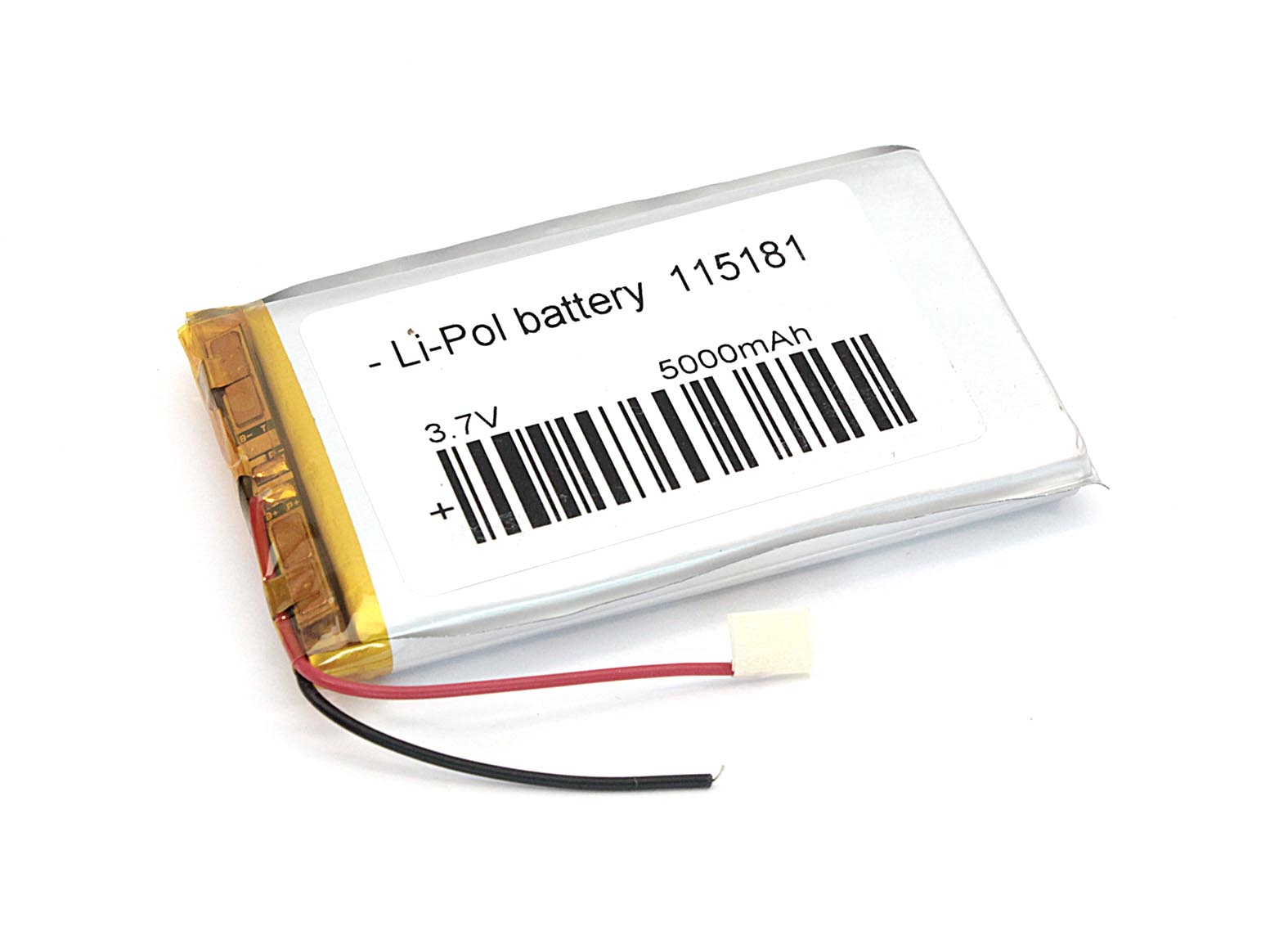 

Аккумуляторная батарея OEM Li-Pol 10*51*81мм 2pin 3.7V/5000mAh