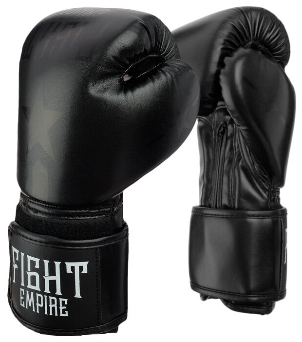 фото Боксерские перчатки fight empire 4153931 черный 8 унций