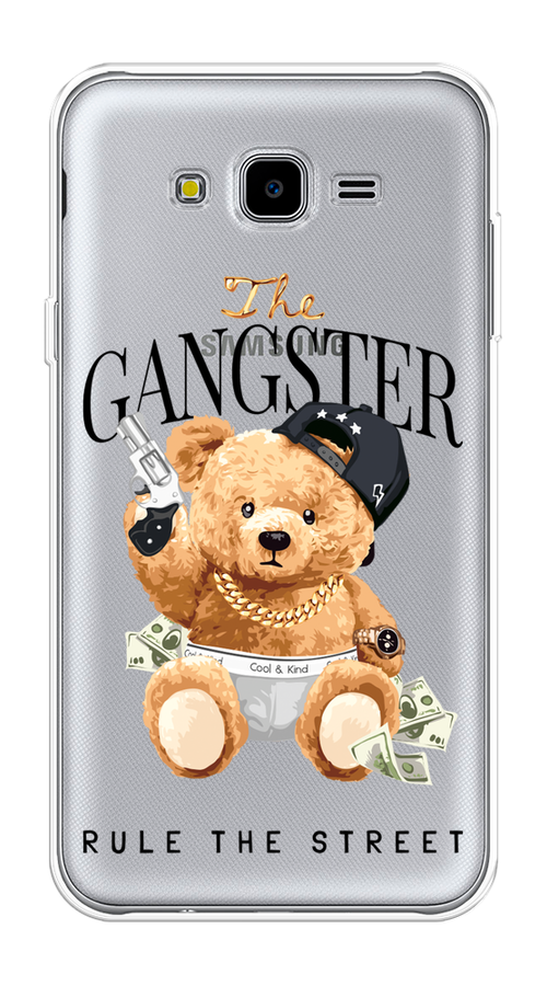 

Чехол на Samsung Galaxy J7 Neo "The Gangster", Бежевый;серый;черный, 25350-6