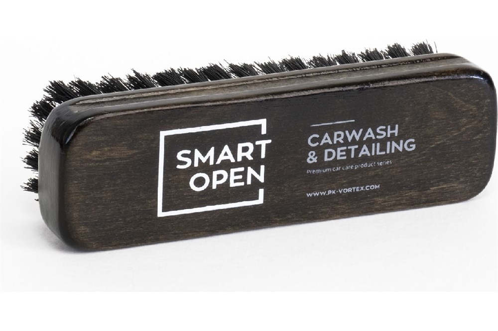 

Щетка для чистки кожи SMART OPEN жесткий ворс, 1шт, smartЩетка