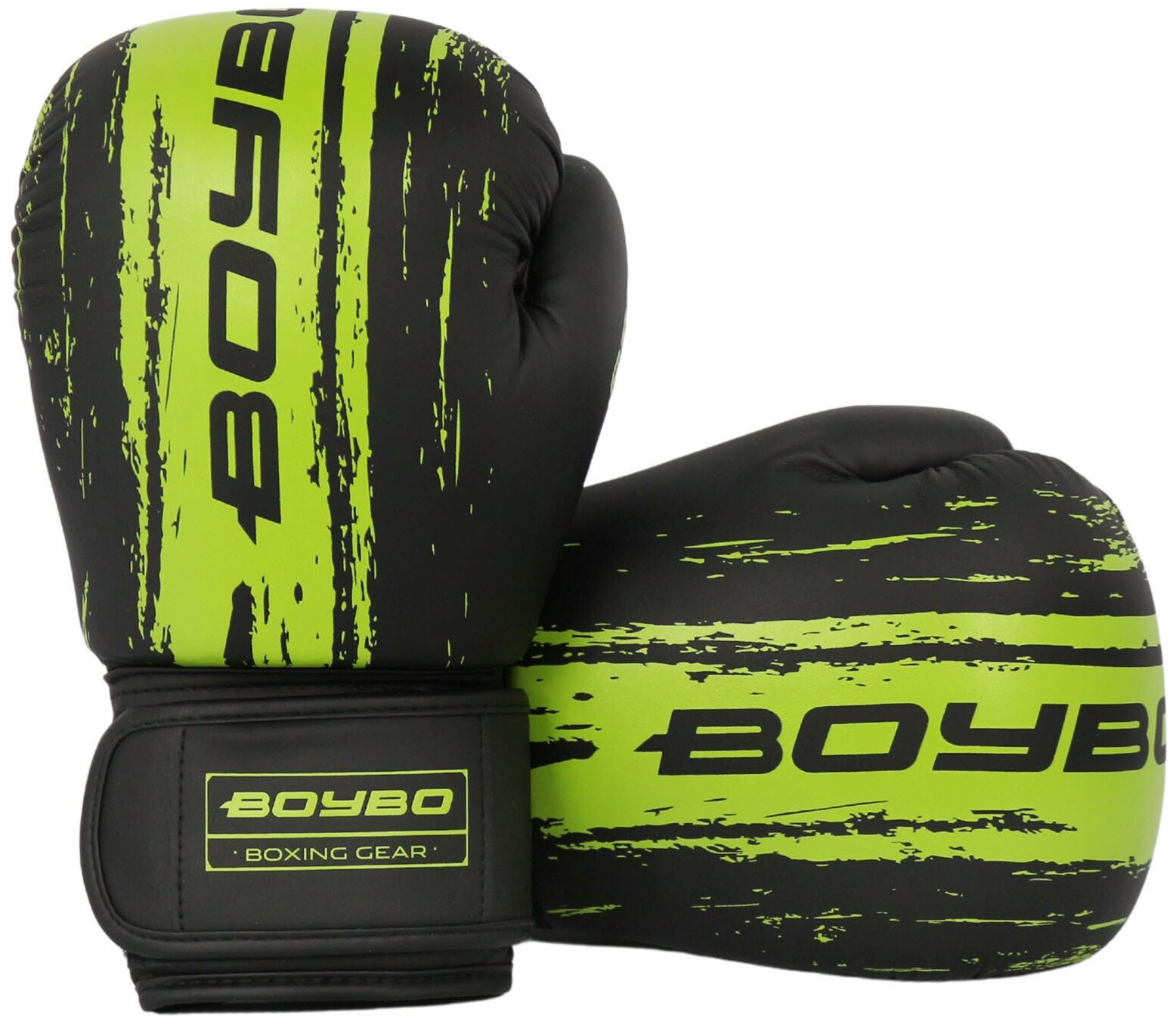 Боксерские перчатки BoyBo Stain зеленый 10 унций