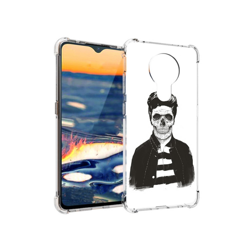 

Чехол MyPads Tocco для Nokia 5.3 скелет (PT227052.106.604), Прозрачный, Tocco